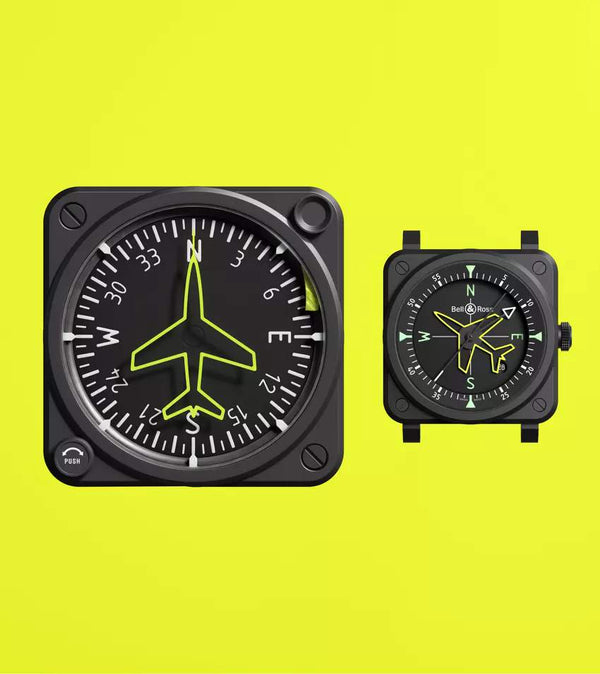 Bell & Ross 柏萊士 BR-03 GYROCOMPASS 陀螺羅盤 限量999枚 41mm BR03A-CPS-CE/SRB