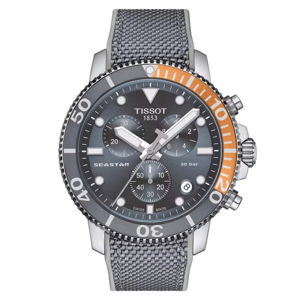 TISSOT SEASTAR 1000 天梭海星系列計時300米潛水錶 T1204171708101