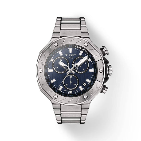 TISSOT 天梭 T-Race 競速運動系列三眼石英計時碼錶 T1414171104100