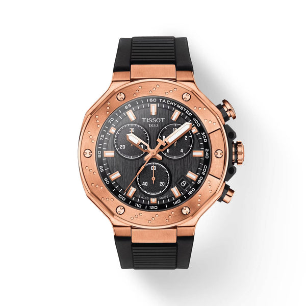 TISSOT 天梭 T-Race 競速運動系列三眼石英計時碼錶 T1414173705100