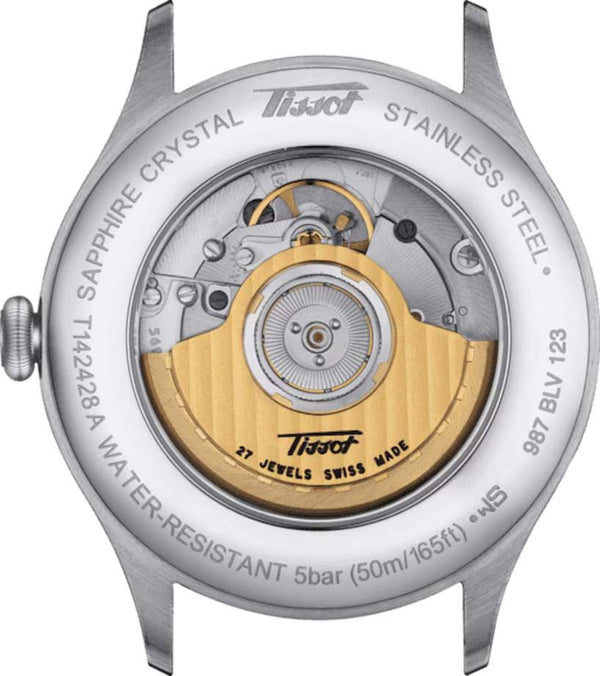 TISSOT 天梭 Heritage 1938 傳承系列復刻經典小秒針機械套裝錶 39mm T1424281108200