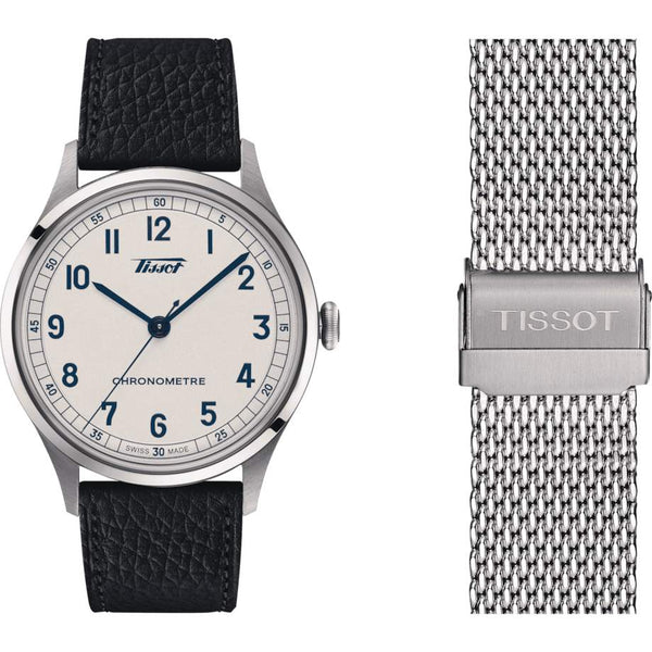TISSOT 天梭 Heritage 1938 傳承系列復刻經典COSC天文台認證機械錶 39mm T1424641603200