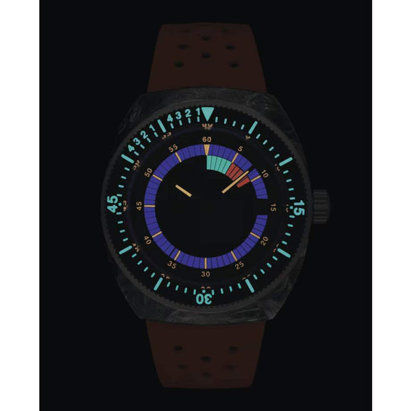 TISSOT 天梭 SIDERAL S 系列鍛造碳纖維300米潛水腕錶 41mm T1454079705702