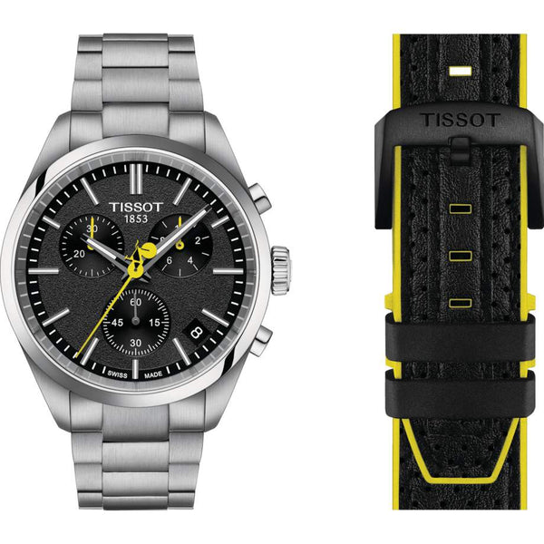 TISSOT 天梭 PR100系列 TOUR DE FRANCE 2024 環法自行車款計時碼石英錶 40mm T1504171105100