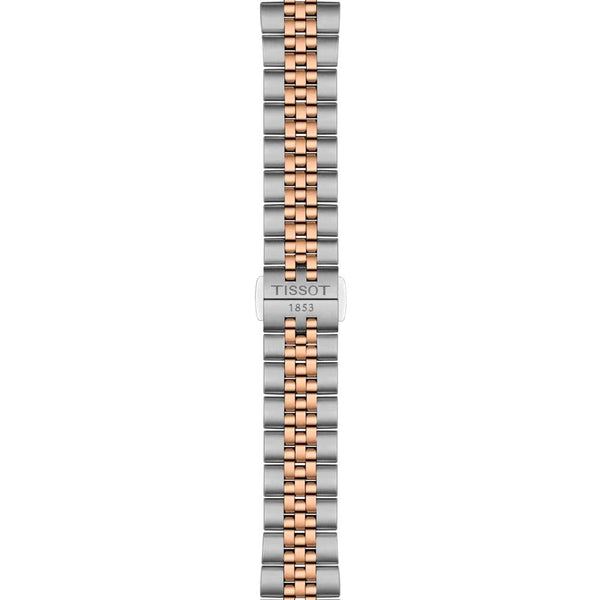 TISSOT 天梭 BALLADE 寶環系列玫瑰金PVD天文台認證自動機械腕錶 30mm T1562082203300