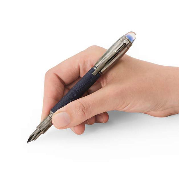 MontBlanc 萬寶龍星際行者 SpaceBlue 系列 Doué 鋼筆 F尖 MB130214