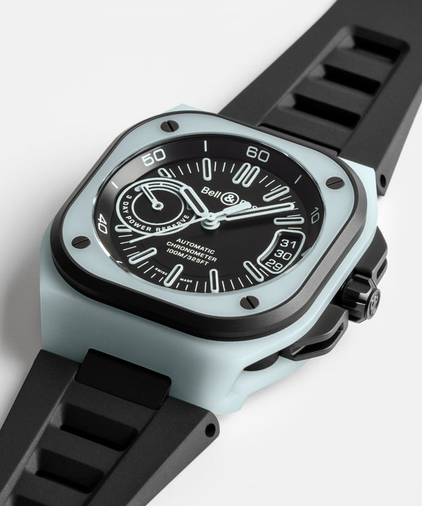 Bell & Ross 柏萊士 BR-X5 Blue Lum BRX5 夜光錶殼機械腕錶 41mm BRX5R-BLUM-TC/SRB