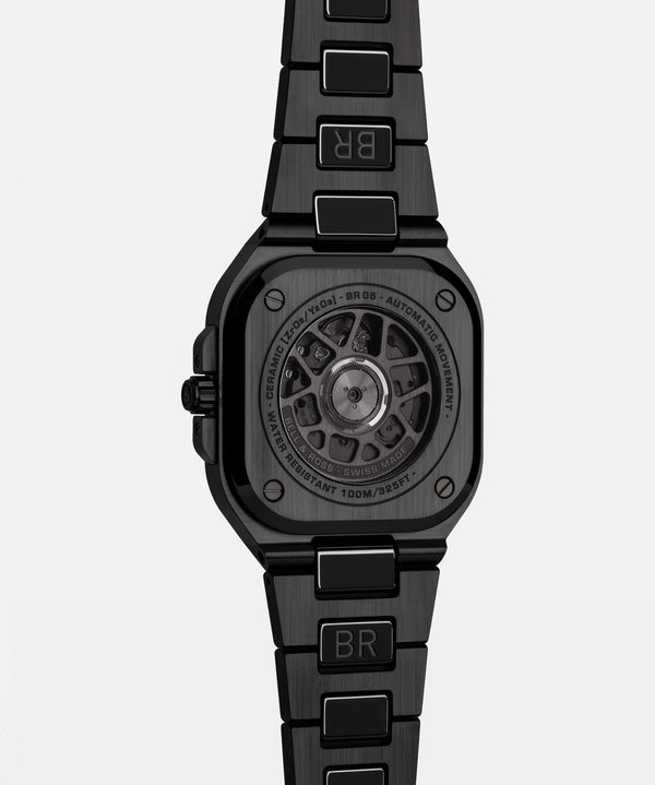 Bell & Ross 柏萊士 BR-05 BLACK CERAMIC 黑色陶瓷腕錶 41mm BR05A-BL-CE/SCE