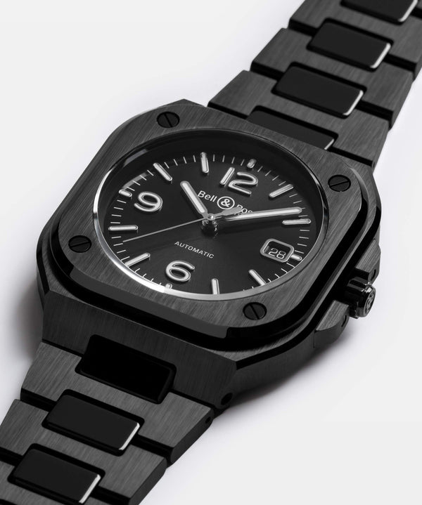 Bell & Ross 柏萊士 BR-05 BLACK CERAMIC 黑色陶瓷腕錶 41mm BR05A-BL-CE/SCE