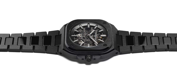 Bell & Ross 柏萊士 BR-05 SKELETON BLACK CERAMIC 黑色陶瓷鏤空腕錶 41mm BR05A-BL-SK-CE/SCE