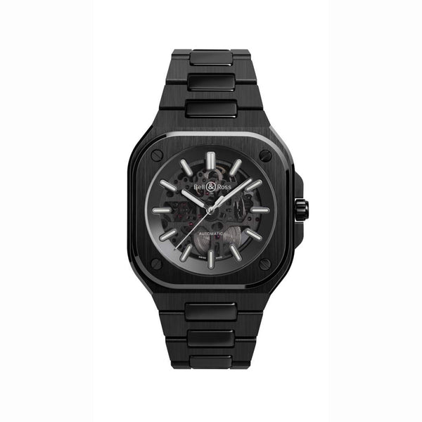 Bell & Ross 柏萊士 BR 05 SKELETON BLACK CERAMIC 黑色陶瓷鏤空腕錶 41mm