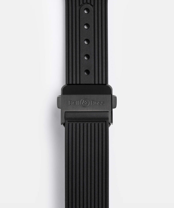 Bell & Ross 柏萊士 BR-05 SKELETON BLACK CERAMIC Rubber 黑色陶瓷鏤空腕錶 41mm BR05A-BL-SK-CE/SRB