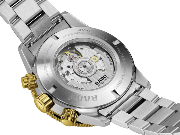 RADO 雷達錶 Captain Cook 庫克船長PVD黃金計時腕錶 43mm R32151318