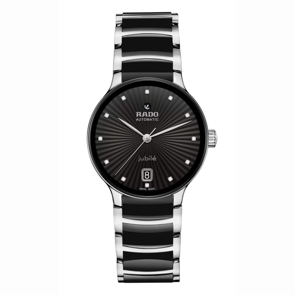 RADO 雷達錶 Centrix 晶萃系列開芯鏤空機械鑽面陶瓷腕錶 35mm R30031742