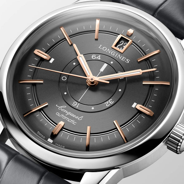 LONGINES 浪琴 Conquest 征服者系列復刻中央動力儲存腕錶 38mm L16484622