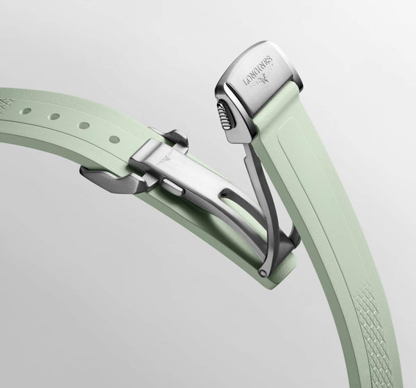 LONGINES 浪琴 Conquest 征服者系列淺綠色優雅時尚運動腕錶 34mm L34304029