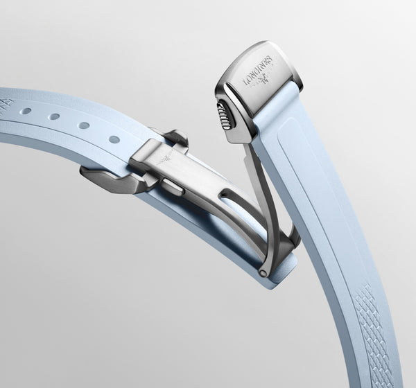 LONGINES 浪琴 Conquest 征服者系列淺藍色優雅時尚運動腕錶 34mm L34304929