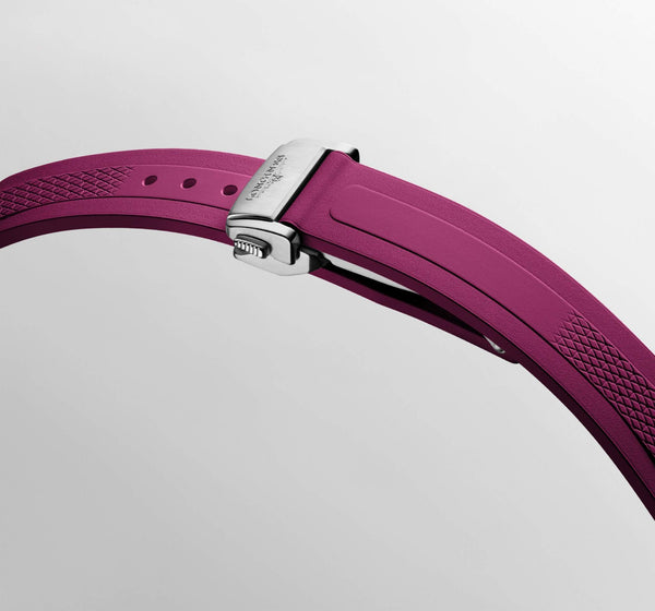 LONGINES 浪琴 Conquest 征服者系列不鏽鋼及18k玫瑰金優雅時尚運動腕錶 34mm L34305989