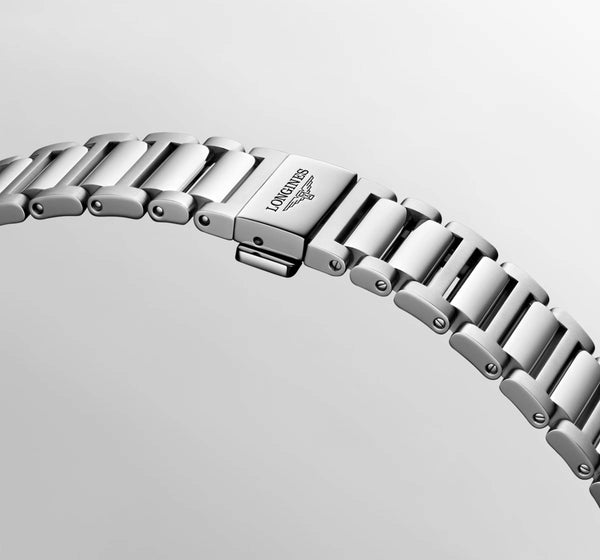 LONGINES 浪琴 Conquest 征服者系列黑色鑽面優雅時尚運動腕錶 41mm L38304576