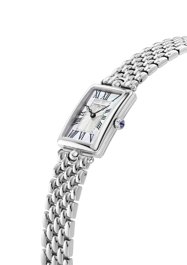 Frederique Constant 康斯登 Art Deco Carree 方形典雅石英女士腕錶 28×20.70mm FC-200MPW2AC6B