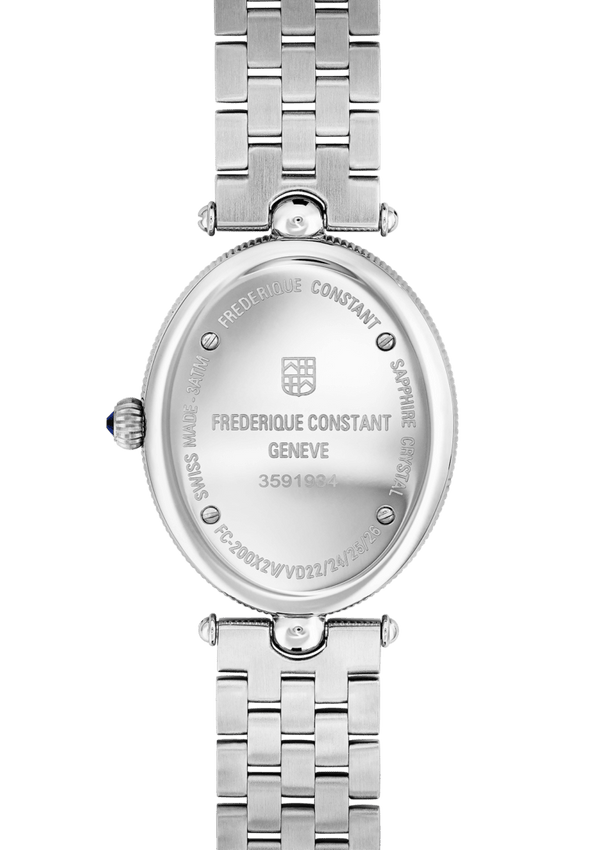 Frederique Constant 康斯登 Classics系列藝術羅馬橢圓型石英女錶 30x25mm FC-200MPW2V6B