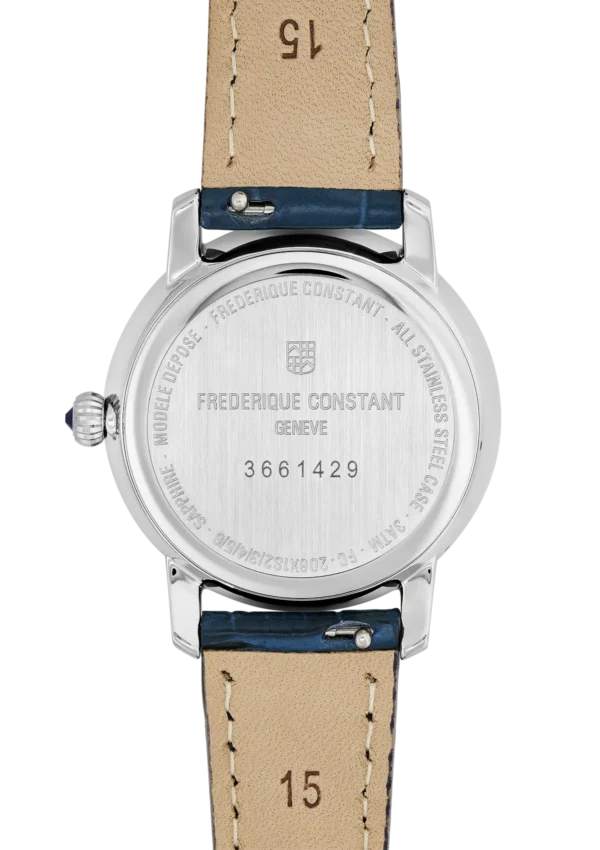 Frederique Constant 康斯登 SLIMLINE 真鑽母貝月相石英腕錶 30mm FC-206MPWD1S6