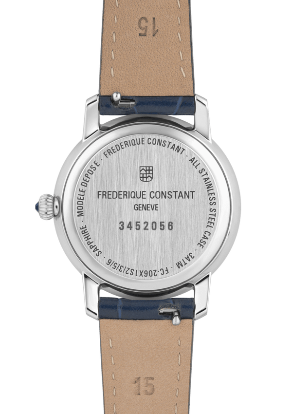 Frederique Constant 康斯登 SLIMLINE 簡約月相石英腕錶 30mm FC-206SW1S6
