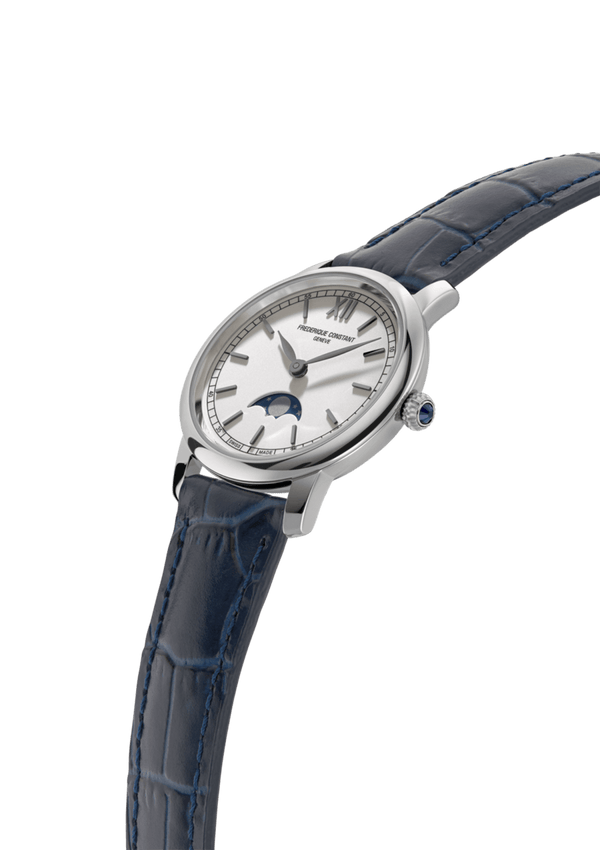 Frederique Constant 康斯登 SLIMLINE 簡約月相石英腕錶 30mm FC-206SW1S6