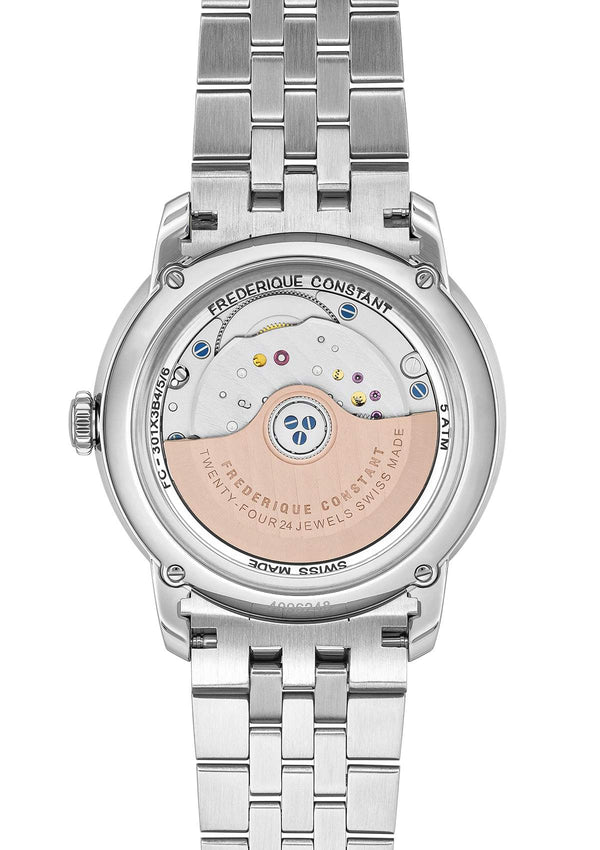Frederique Constant 康斯登 Classics Premiere系列鮭魚面機械腕錶 38mm FC-301SAL3B6B