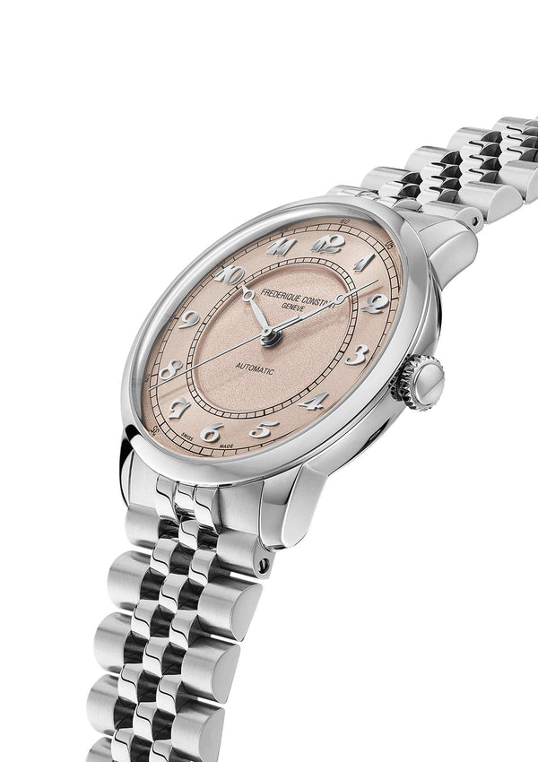 Frederique Constant 康斯登 Classics Premiere系列鮭魚面機械腕錶 38mm FC-301SAL3B6B