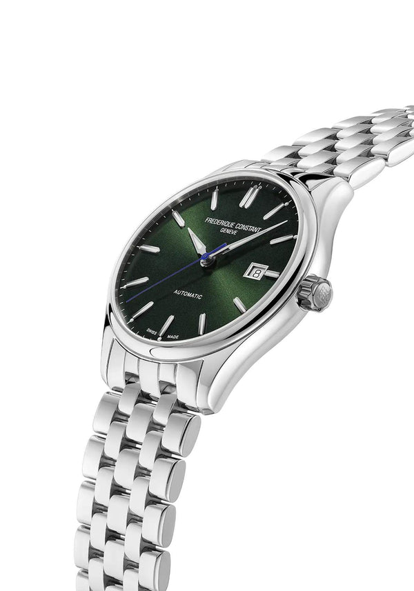 Frederique Constant 康斯登 Classics 系列綠色太陽紋自動機械腕錶 40mm FC-303GR5B6B