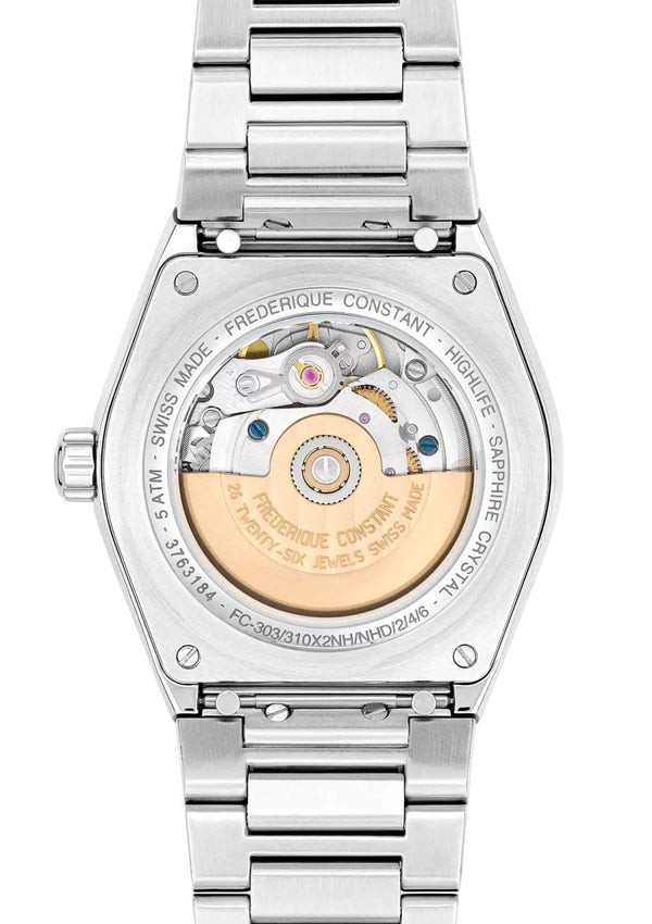 Frederique Constant 康斯登 HIGHLIFE 粉紅色機械腕錶 34mm FC-303LP2NH6B