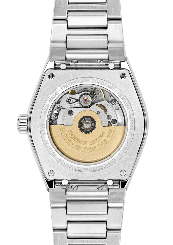 Frederique Constant 康斯登 HIGHLIFE 銀面機械腕錶 34mm FC-303MPW2NH6B