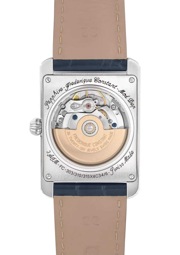 Frederique Constant 康斯登 Classics CARREE 方形典雅機械腕錶 30.40×33.30mm FC-303N4C6