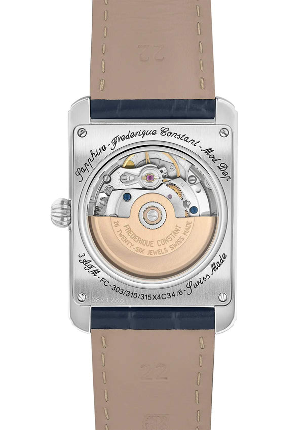Frederique Constant 康斯登 Classics CARREE 方形典雅心跳機械腕錶 30.40×33.30mm FC-311N4C6