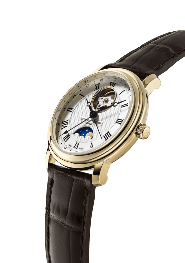 Frederique Constant 康斯登 Classics 系列心跳月相日期機械腕錶 40mm FC-335MC4P5