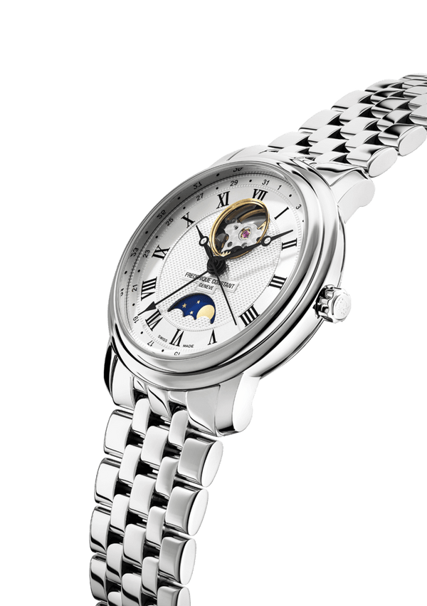 Frederique Constant 康斯登 Classics 系列心跳月相日期機械腕錶 40mm FC-335MC4P6B2
