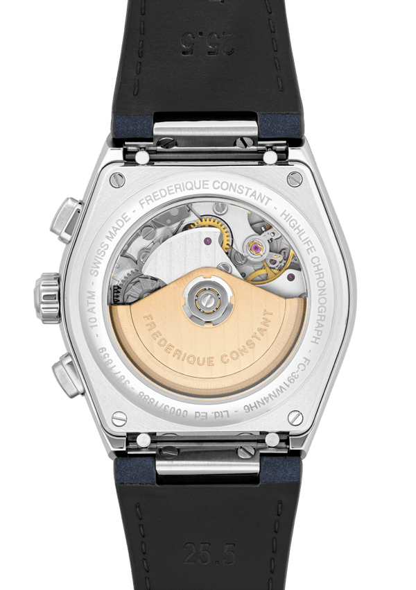 Frederique Constant 康斯登 HIGHLIFE 熊貓計時碼錶機械腕錶 41mm FC-391WN4NH6