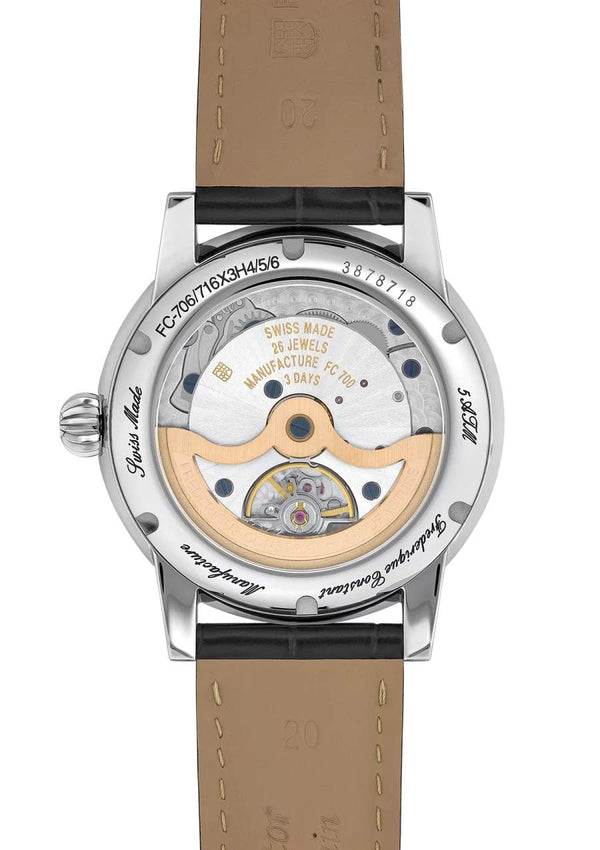Frederique Constant 康斯登 Manufacture 自製機芯指針式日期顯示 40mm FC-706B3H6