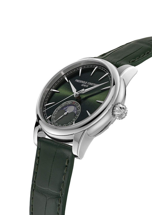 Frederique Constant 康斯登 Manufacture 自製機芯指針式月相日期顯示 40mm FC-716GR3H6