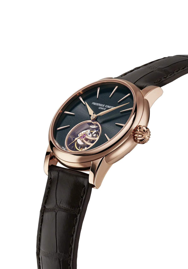Frederique Constant 康斯登 Manufacture 自製機芯陀飛輪18k玫瑰金腕錶 39mm FC-980G3H9