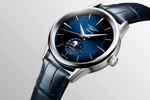 LONGINES 浪琴旗艦系列復刻月相機械腕錶 38.5mm L48154922