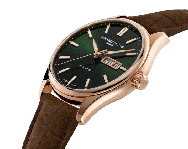 Frederique Constant 康斯登 Classics 系列PVD玫瑰金星期日期機械腕錶  40mm FC-304GR5B4