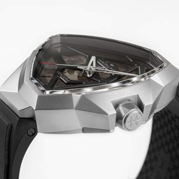 Hamilton 漢米爾頓 Ventura 探險系列 Edge 鏤空機械腕錶 51mm x 47mm H24635330