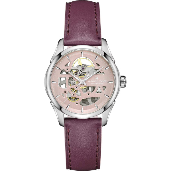 HAMILTON 漢米爾頓 JAZZMASTER 爵士系列鏤空自動機械腕錶 36mm H32265870