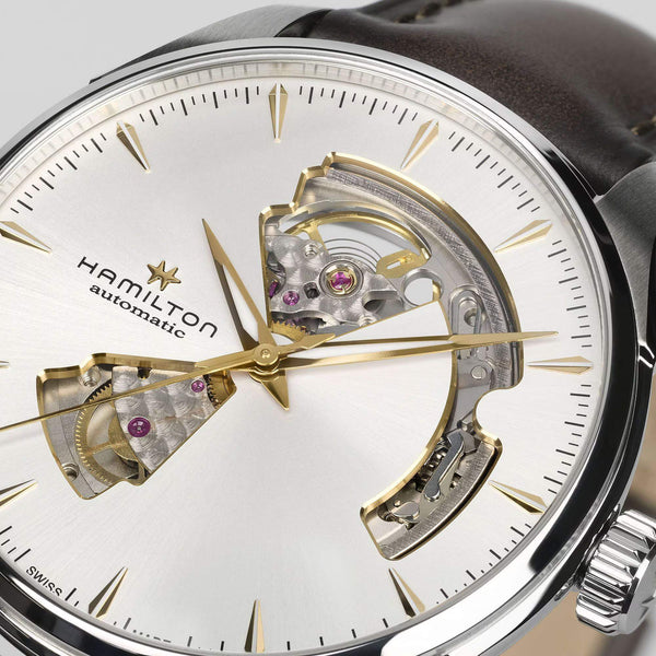 Hamilton 漢米爾頓 Jazzmaster 爵士系列鏤空腕錶 40mm H32675551