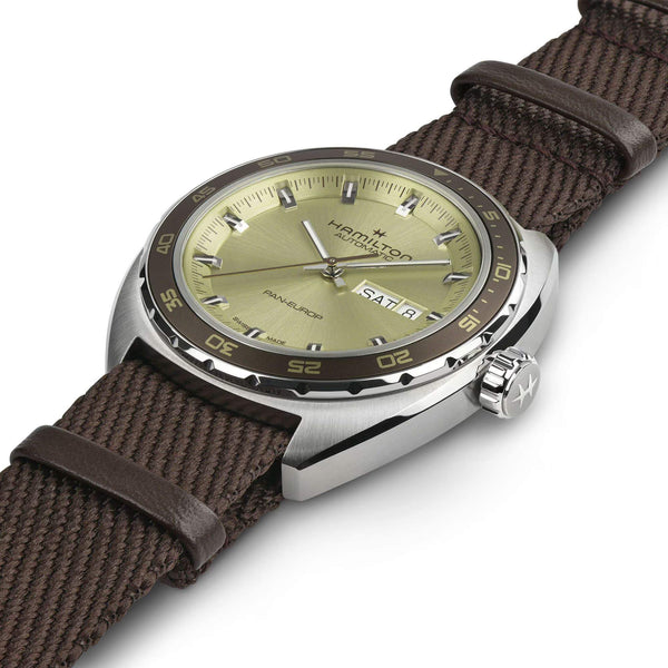 Hamilton 漢米爾頓美國經典系列 PAN EUROP 星期日曆機械腕錶 H35445860