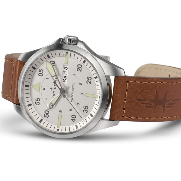 Hamilton 漢米爾頓 Khaki Aviation 卡其航空系列機械飛行錶 42mm H64635550