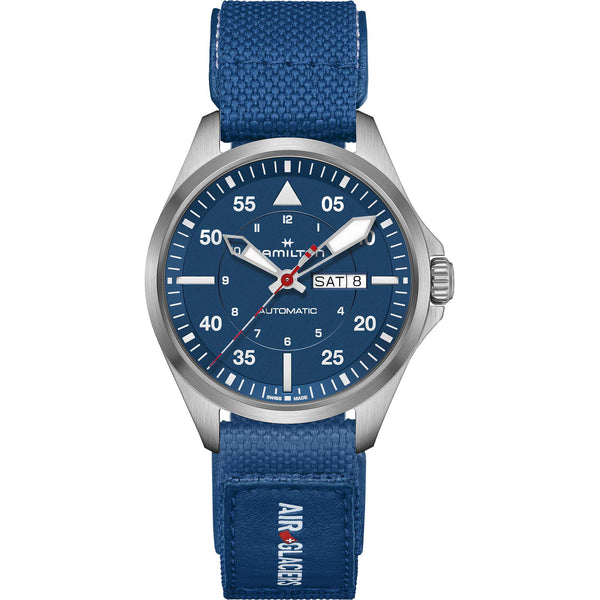 Hamilton 漢米爾頓 Khaki Aviation 卡其航空系列 AIR-GLACIERS 冰川救援隊機械飛行錶 42mm H64655941