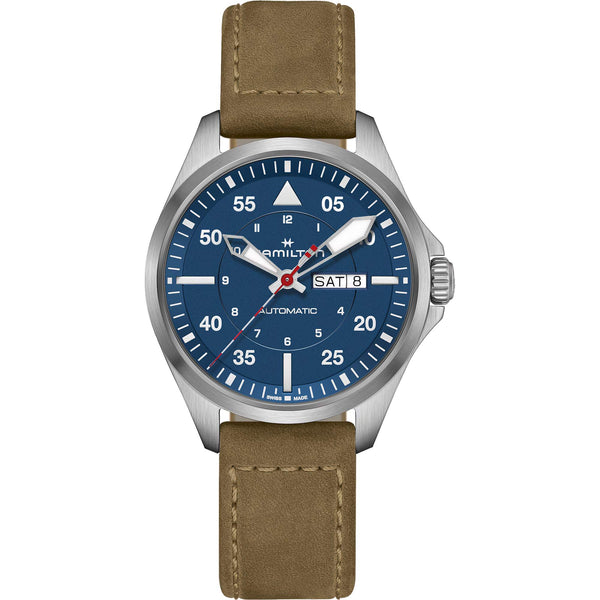 Hamilton 漢米爾頓 Khaki Aviation 卡其航空系列 AIR-GLACIERS 冰川救援隊機械飛行錶 42mm H64655941